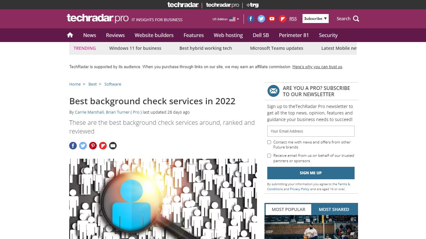 Best Background Check Services In 2022 | TechRadar
